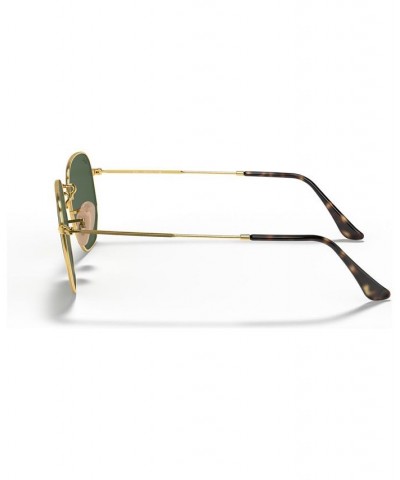 Sunglasses RB3548N HEXAGONAL FLAT LENSES GOLD/GREEN $34.23 Unisex