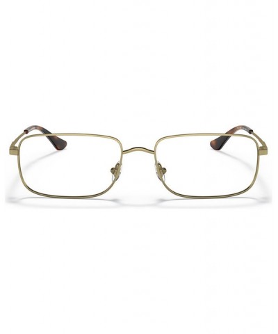 Brooks Brothers Men's Rectangle Eyeglasses BB109855-O Matte Gold-Tone $7.20 Mens