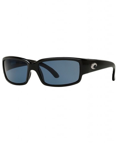 Unisex Polarized Sunglasses BLACK SHINY/GREY $44.46 Unisex