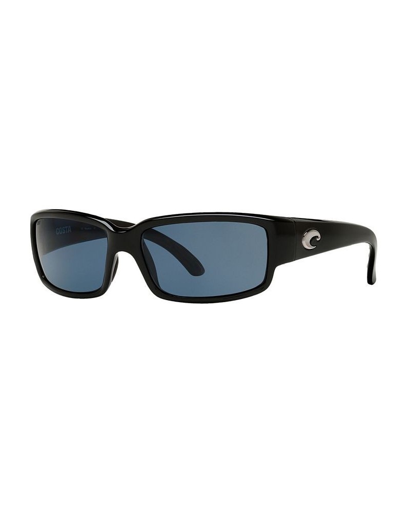 Unisex Polarized Sunglasses BLACK SHINY/GREY $44.46 Unisex