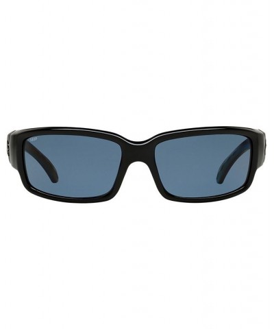 Unisex Polarized Sunglasses BLACK SHINY/GREY $44.46 Unisex