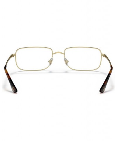 Brooks Brothers Men's Rectangle Eyeglasses BB109855-O Matte Gold-Tone $7.20 Mens