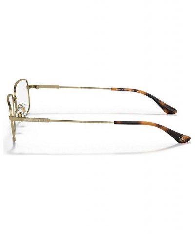 Brooks Brothers Men's Rectangle Eyeglasses BB109855-O Matte Gold-Tone $7.20 Mens