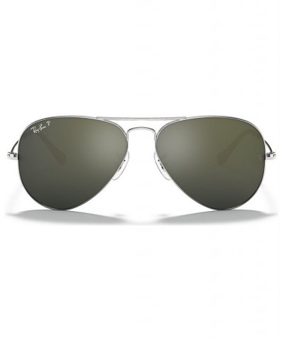 Polarized Sunglasses RB3025 AVIATOR MIRROR SILVER/SILVER MIRROR POLAR $36.21 Unisex