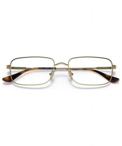 Brooks Brothers Men's Rectangle Eyeglasses BB109855-O Matte Gold-Tone $7.20 Mens