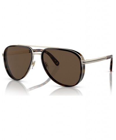 Men's Sunglasses BV506057-X Matte Pale Gold Tone $53.10 Mens