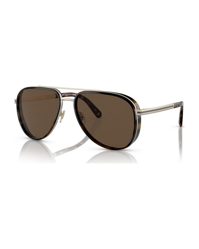 Men's Sunglasses BV506057-X Matte Pale Gold Tone $53.10 Mens