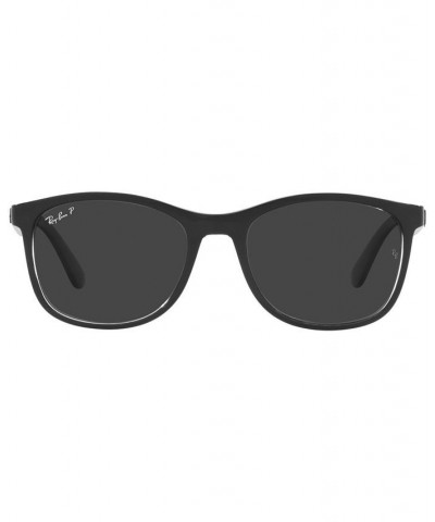 Unisex Polarized Sunglasses RB4374 56 Black on Transparent $43.70 Unisex