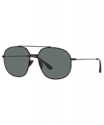 Men's Polarized Sunglasses PR 51YS 58 Black $29.89 Mens