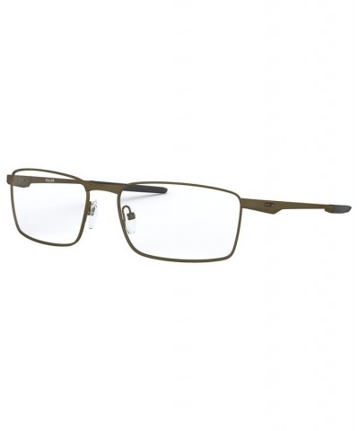 OX3227 Men's Rectangle Eyeglasses Silver Tone $35.36 Mens