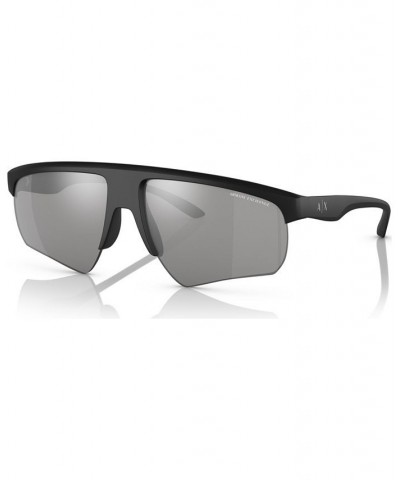 Men's Polarized Sunglasses AX4123S62-ZP Matte Black $9.20 Mens