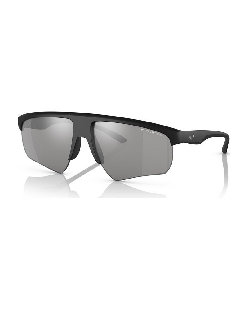 Men's Polarized Sunglasses AX4123S62-ZP Matte Black $9.20 Mens