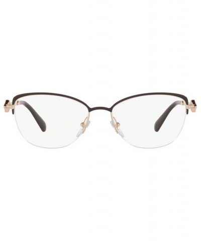 BV2210B Women's Cat Eye Eyeglasses Brown Gold-Tone $142.56 Womens