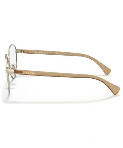 Women's Round Eyeglasses RA6050 Shiny Pale Gold-Tone $22.60 Womens