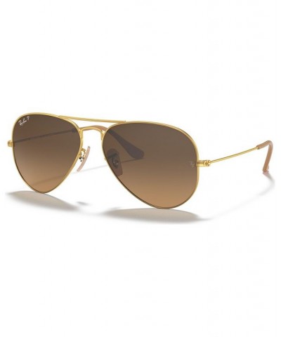 Polarized Sunglasses RB3025 AVIATOR CLASSIC GOLD/BROWN POLAR $31.95 Unisex