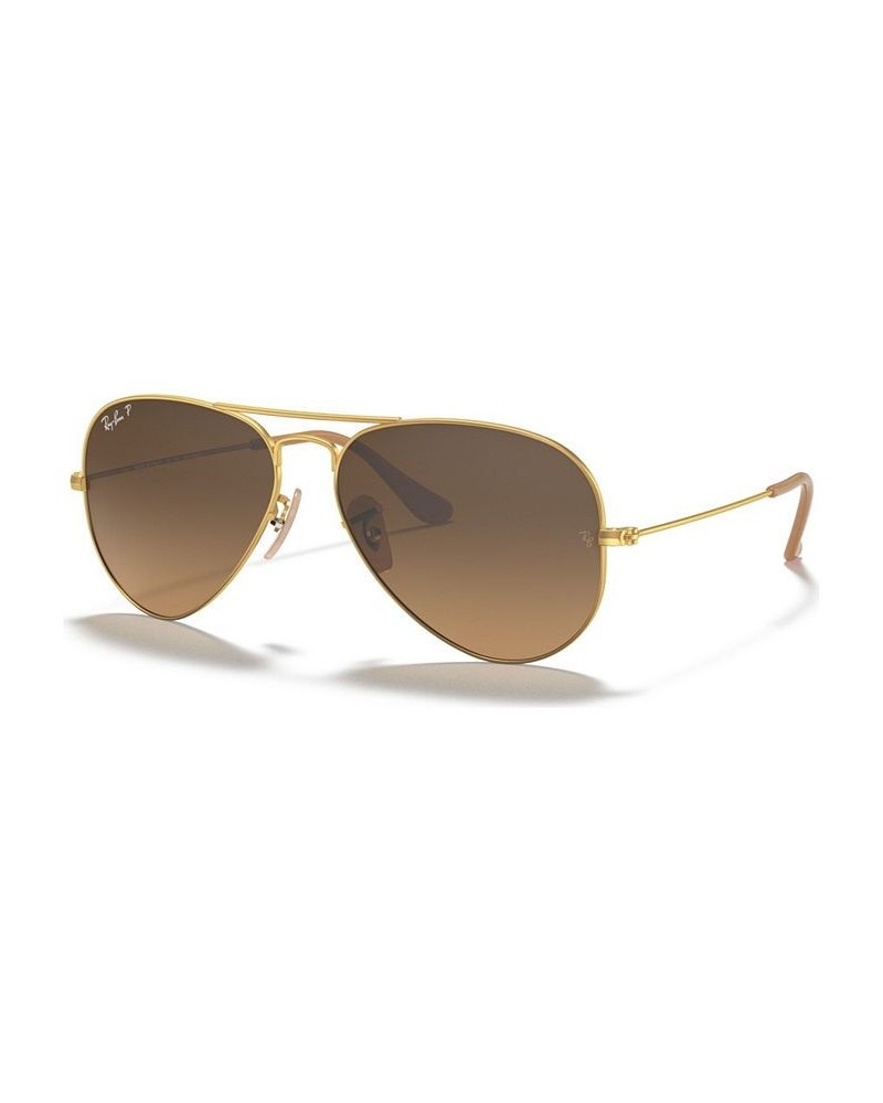 Polarized Sunglasses RB3025 AVIATOR CLASSIC GOLD/BROWN POLAR $31.95 Unisex