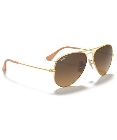 Polarized Sunglasses RB3025 AVIATOR CLASSIC GOLD/BROWN POLAR $31.95 Unisex