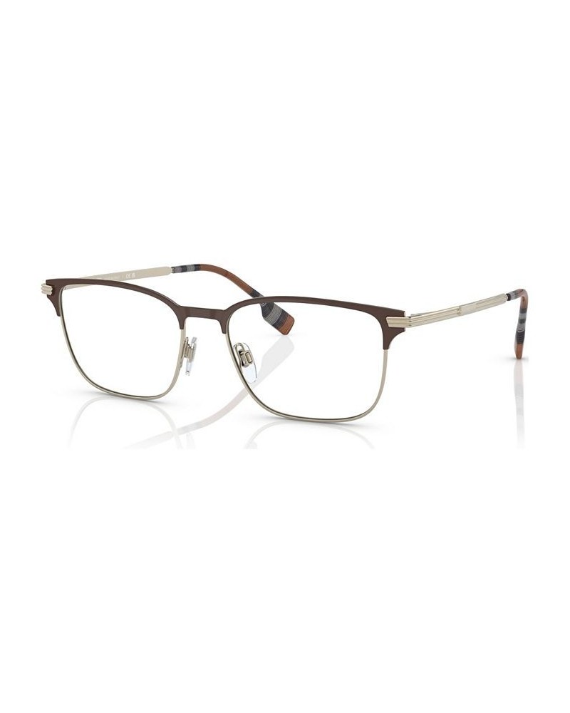 Men's Rectangle Eyeglasses BE137255-O Blue $61.53 Mens