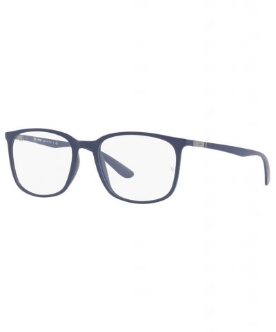 RX7199 Unisex Square Eyeglasses Dark Blue $41.04 Unisex