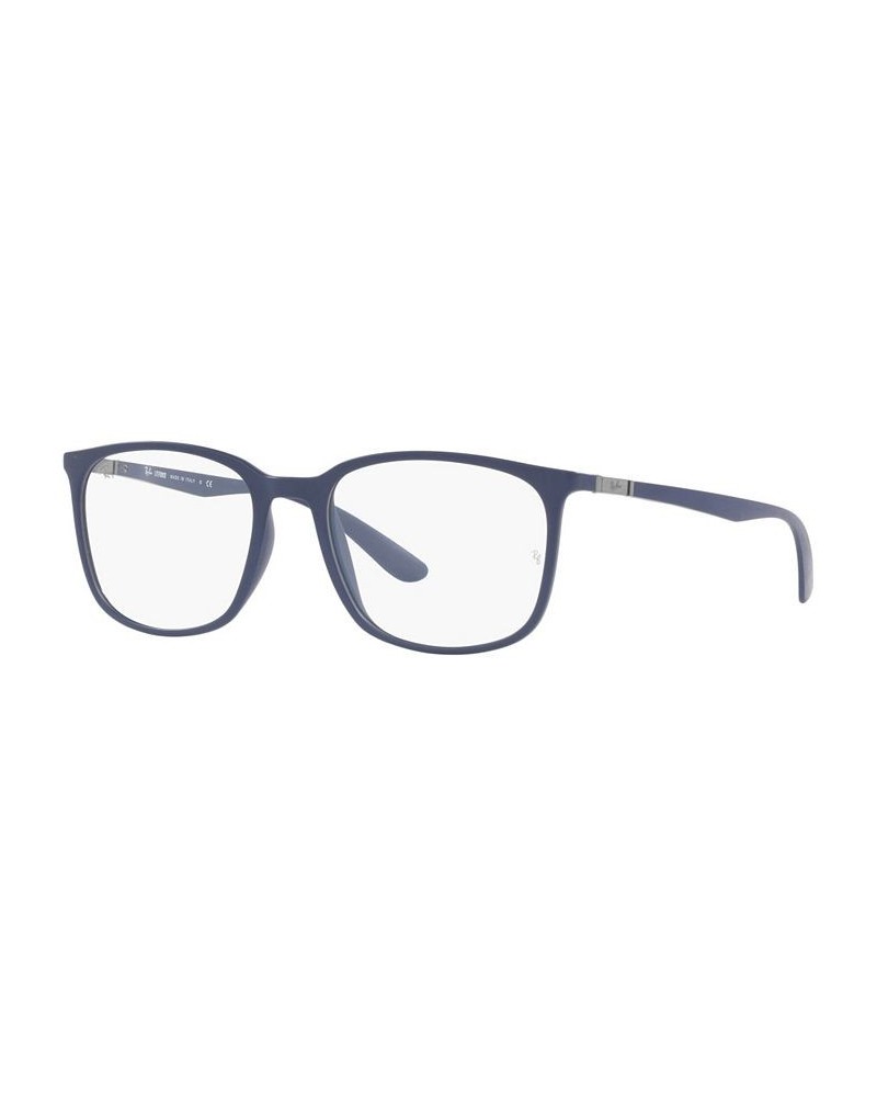 RX7199 Unisex Square Eyeglasses Dark Blue $41.04 Unisex