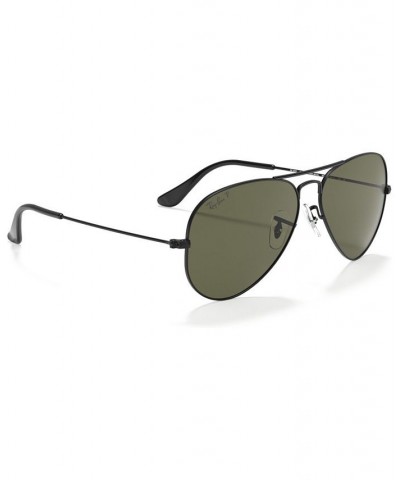 Polarized Sunglasses RB3025 AVIATOR CLASSIC BLACK/POLAR BLACK $48.99 Unisex