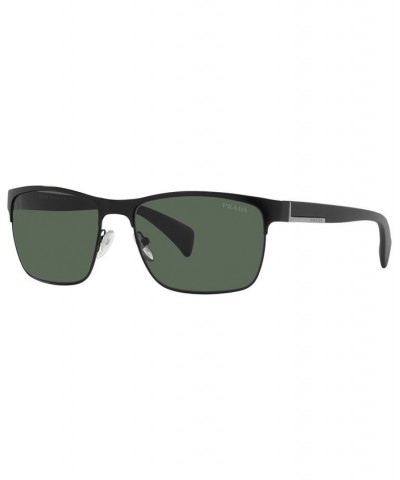 Men's Sunglasses PR 51OS 58 Matte Black $97.72 Mens