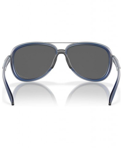 Women's Sunglasses Split Time Matte Transparent Blue $23.92 Womens