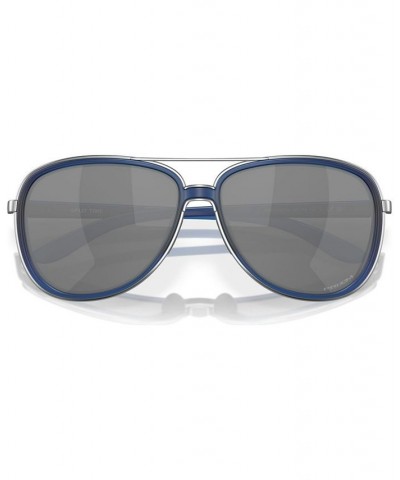 Women's Sunglasses Split Time Matte Transparent Blue $23.92 Womens