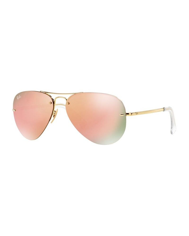 Sunglasses RB3449 SILVER/GREEN MIRROR $48.88 Unisex