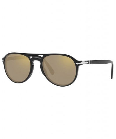 Unisex Sunglasses PO3235S 55 Black $51.50 Unisex