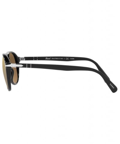 Unisex Sunglasses PO3235S 55 Black $51.50 Unisex