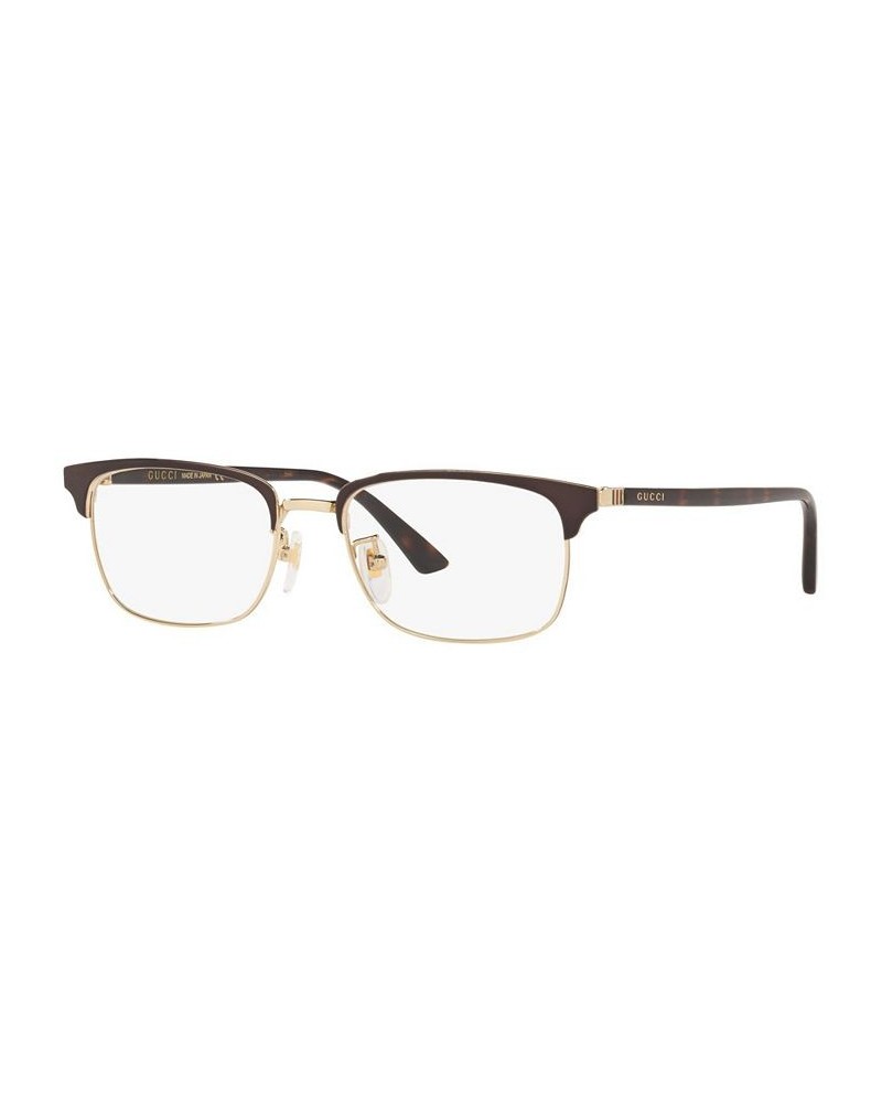 Gc001196 Men's Rectangle Eyeglasses Blue $140.40 Mens