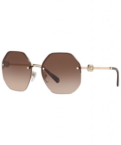 Sunglasses BV6122B 58 PINK GOLD/GREY GRADIENT $143.37 Unisex