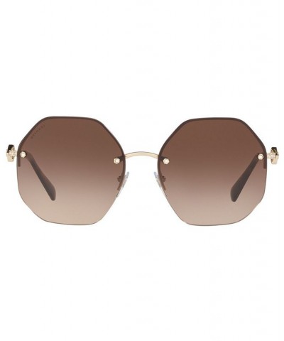 Sunglasses BV6122B 58 PINK GOLD/GREY GRADIENT $143.37 Unisex