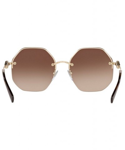 Sunglasses BV6122B 58 PINK GOLD/GREY GRADIENT $143.37 Unisex