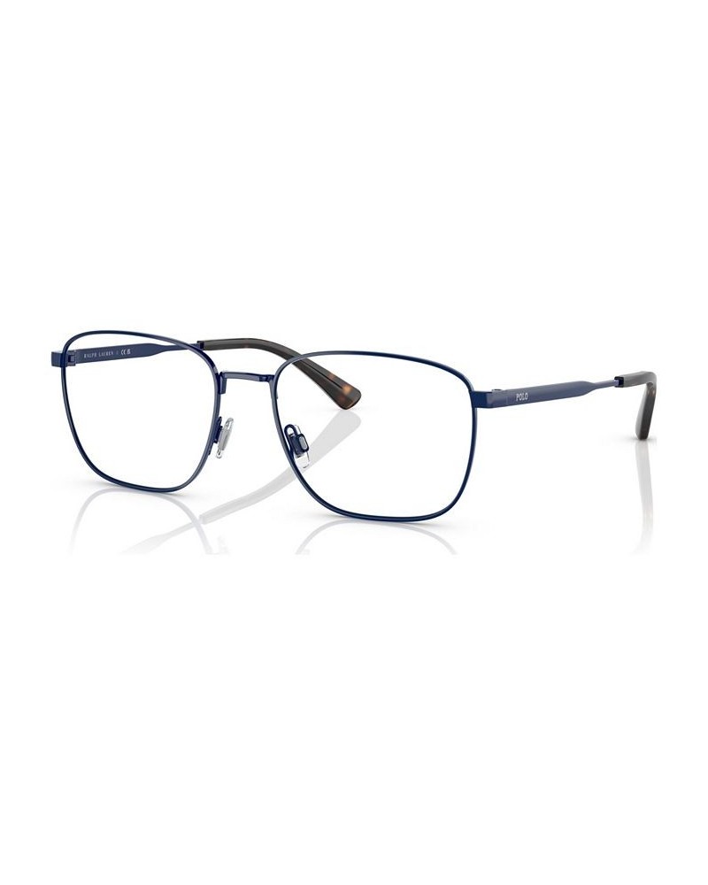 Men's Rectangle Eyeglasses PH121456-O Shiny Navy Blue $35.00 Mens