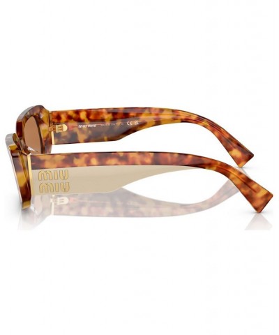 Women's Sunglasses MU 08YS51-X 51 Light Havana $57.07 Womens