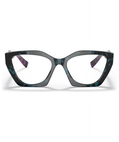 Women's Irregular Eyeglasses PR09YV54-O Tortoise $90.48 Womens