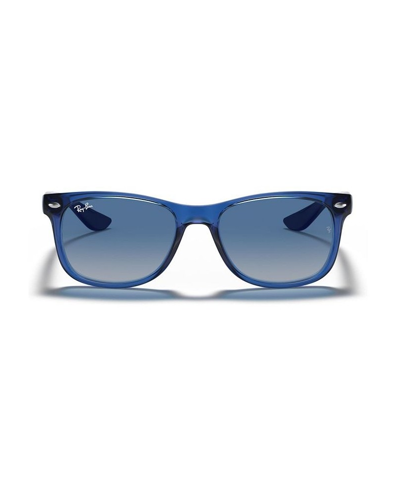 JUNIOR NEW WAYFARER Sunglasses RJ9052S 48 TRANSPARENT BLUE/GREY GRADIENT DARK BLUE $22.33 Unisex