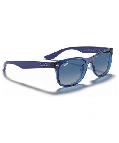 JUNIOR NEW WAYFARER Sunglasses RJ9052S 48 TRANSPARENT BLUE/GREY GRADIENT DARK BLUE $22.33 Unisex