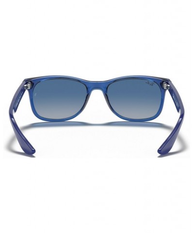 JUNIOR NEW WAYFARER Sunglasses RJ9052S 48 TRANSPARENT BLUE/GREY GRADIENT DARK BLUE $22.33 Unisex