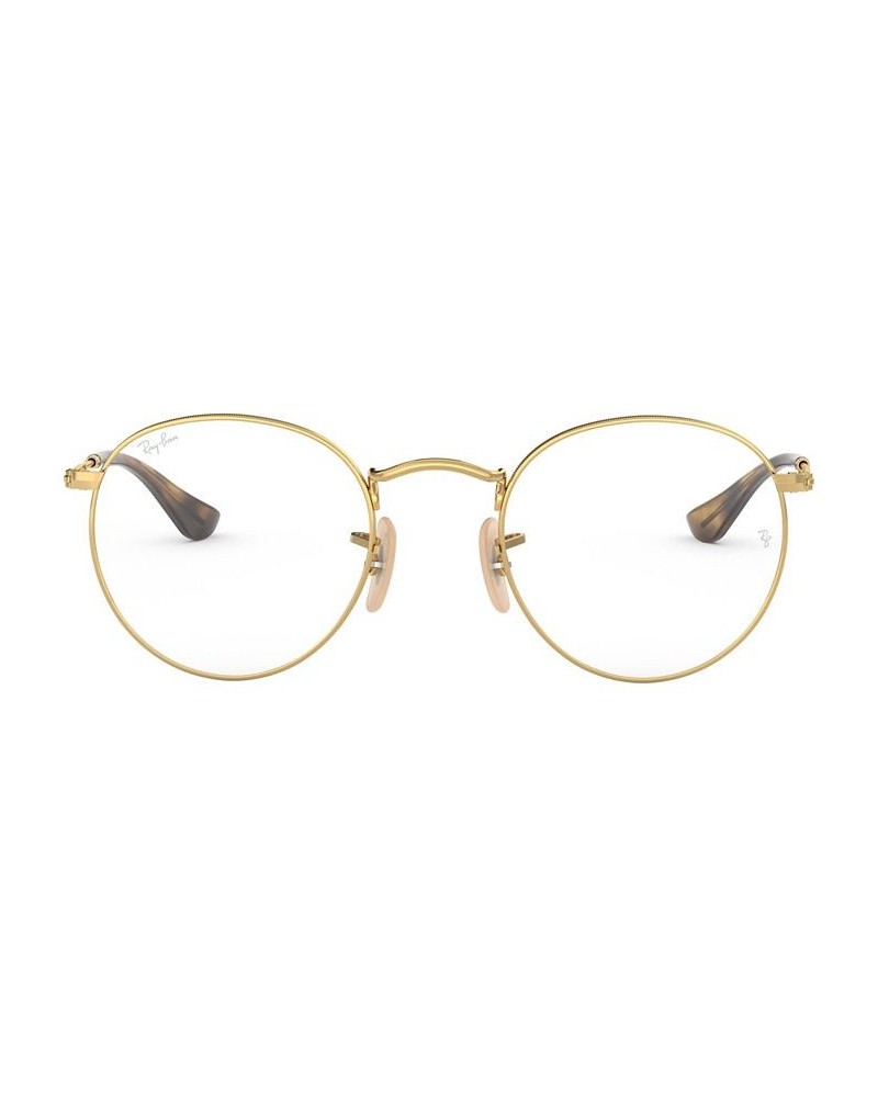 RX3447V Round Metal Optics Men's Round Eyeglasses Gold-Tone $50.12 Mens