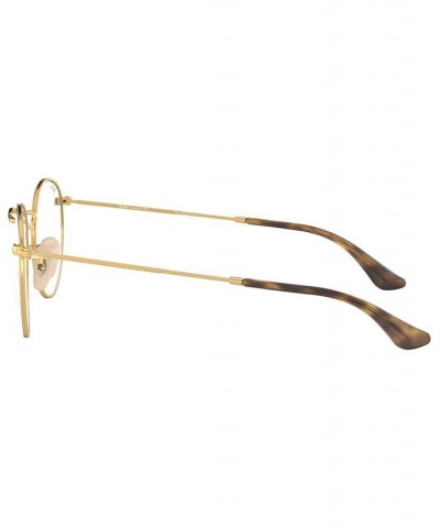 RX3447V Round Metal Optics Men's Round Eyeglasses Gold-Tone $50.12 Mens