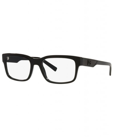 DG3352 Men's Rectangle Eyeglasses Gray Havana $27.40 Mens