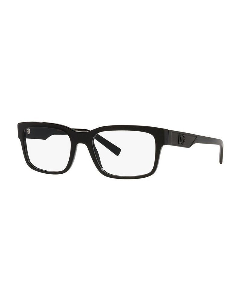 DG3352 Men's Rectangle Eyeglasses Gray Havana $27.40 Mens