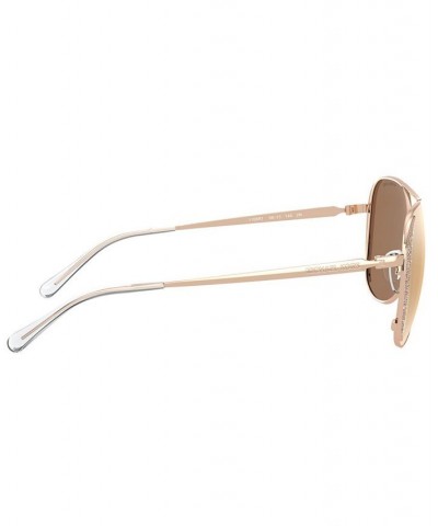 Chelsea Glam Sunglasses MK1082 58 ROSE GOLD $38.43 Unisex