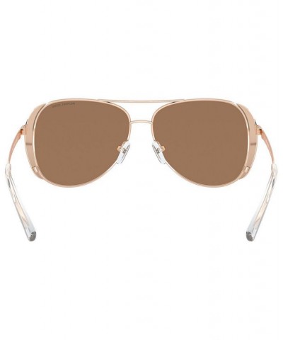 Chelsea Glam Sunglasses MK1082 58 ROSE GOLD $38.43 Unisex