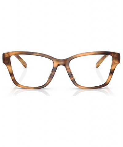 Women's Rectangle Eyeglasses TY2131U53-O Honey Wood $43.05 Womens