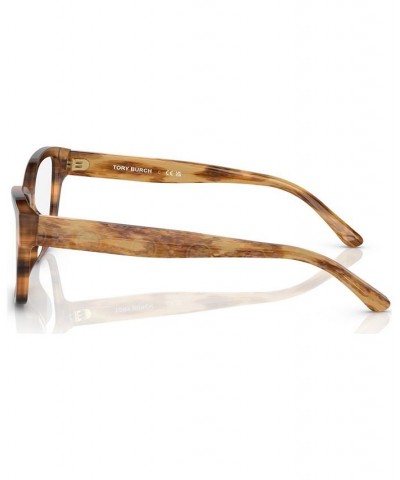 Women's Rectangle Eyeglasses TY2131U53-O Honey Wood $43.05 Womens