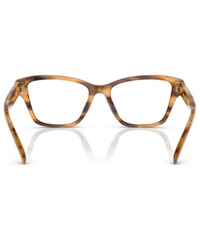 Women's Rectangle Eyeglasses TY2131U53-O Honey Wood $43.05 Womens